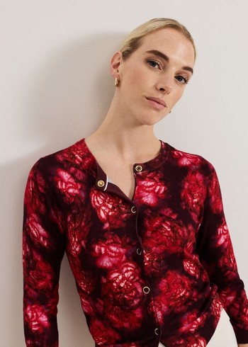 Phase Eight Dani Rose Knitwear Red Australia | CQ0289463